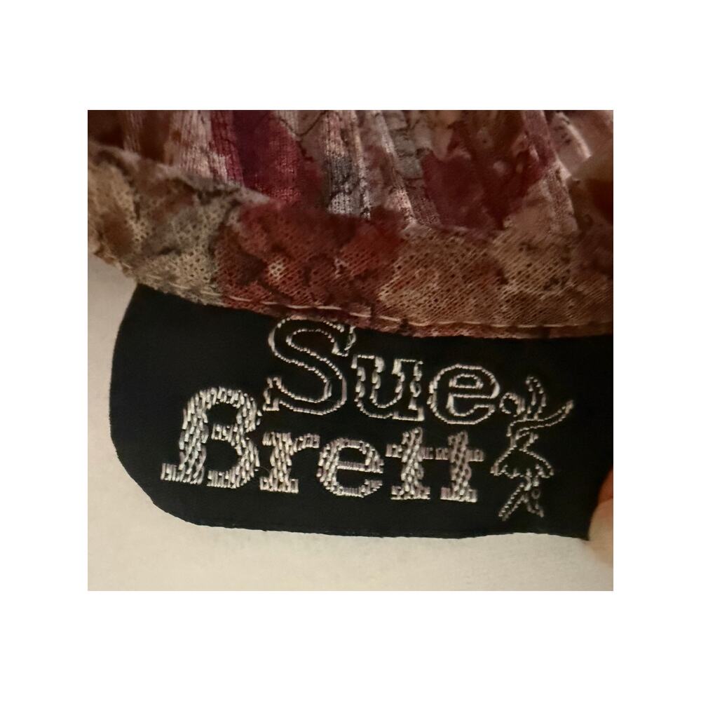 Sue Brett Vintage Floral Crop Top - Adjustable Fit - Picture 7 of 7